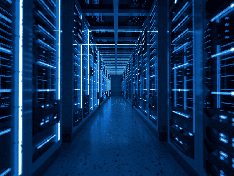 image of servers - cloud solutions